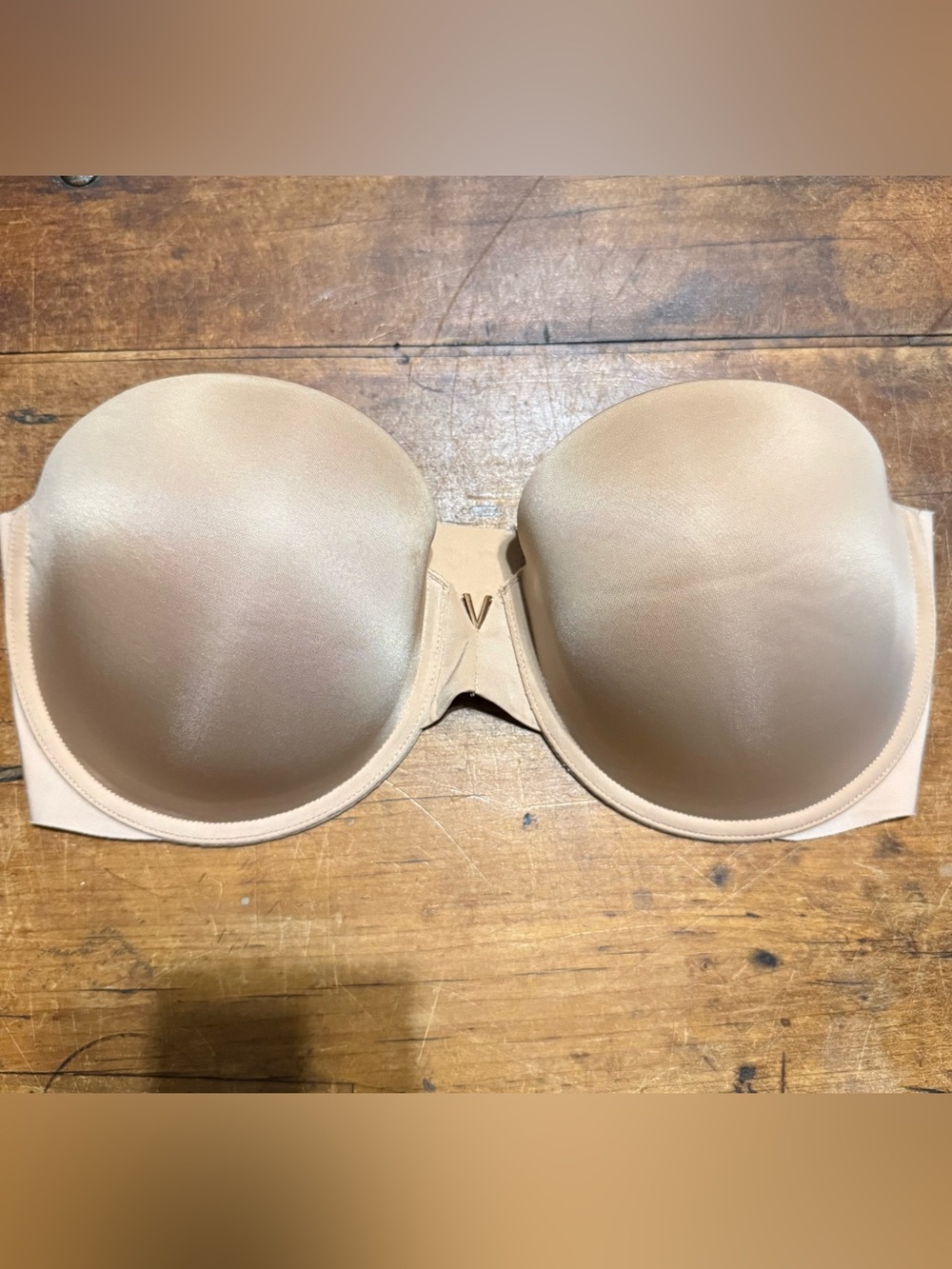 Victoria’s Secret dark nude tan multi way strapless bra 36D